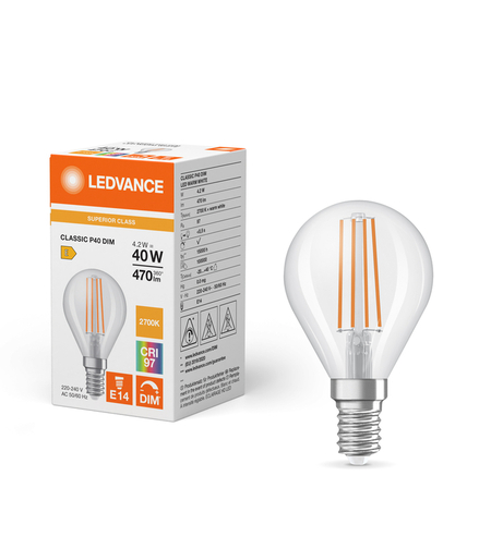 נורת לד כדור 4.2W CRI 97 לעמעום