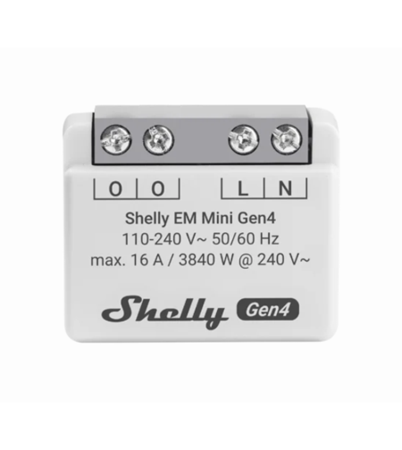 מד צריכת חשמל אלחוטי חכם Shelly EM Mini Gen4