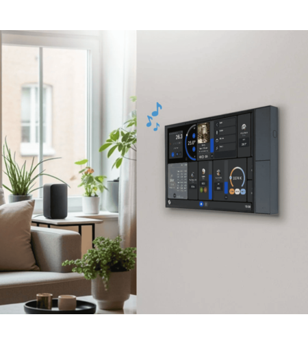 מסך שליטה חכם עם מסך מגע Shelly Wall Display XL