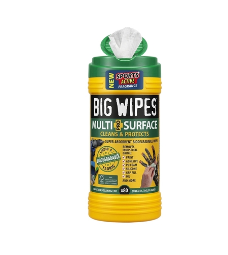 מגבונים לניקוי משטחים Big Wipes