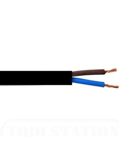 כבל פנדל שחור 2X1.5