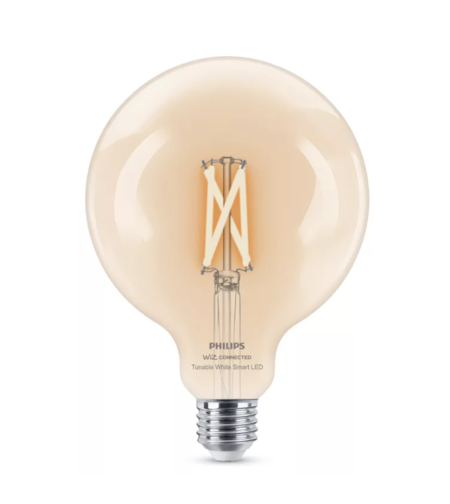 נורה חכמה שקופה גלוב 125 Philips Smart LED Filament 7W