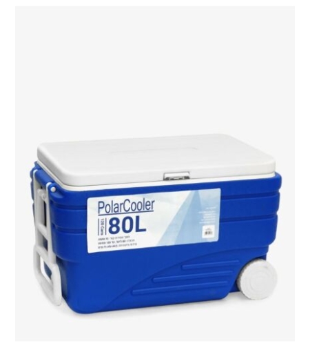 צידנית קשיחה עם גלגלים 80 ליטר Polar Cooler