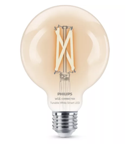 נורה חכמה שקופה גלוב 95 Philips Smart LED Filament 7W