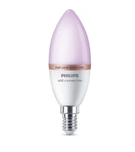 נורת נר צבעונית חכמה Philips Smart LED 4.9W