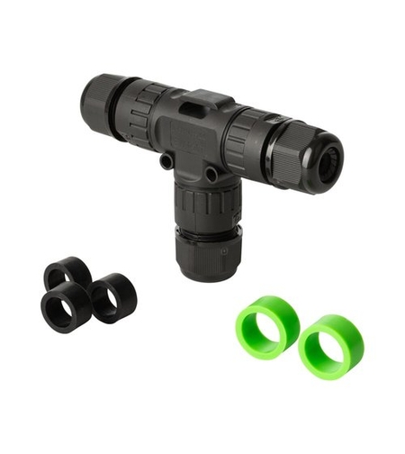 מחבר T לחיבור כבלים IP68