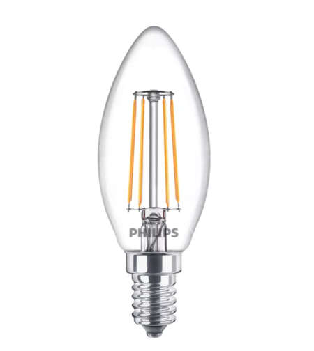 נורת לד נר פחם 6.5W PHILIPS