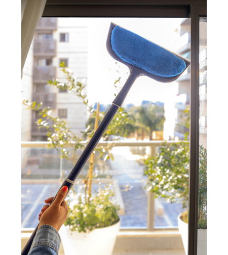 מגב חלון טלסקופי מסיליקון VIVIAN