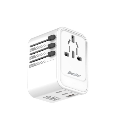 מעביר אוניברסלי משולב מטען Energizer 65W