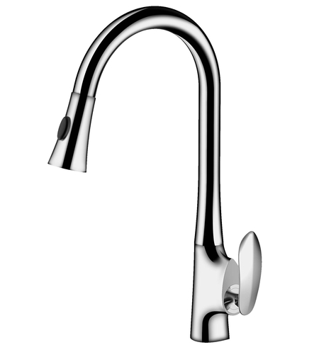 ברז מטבח נשלף MARY כרום ניקל AQUILA PREMIUM