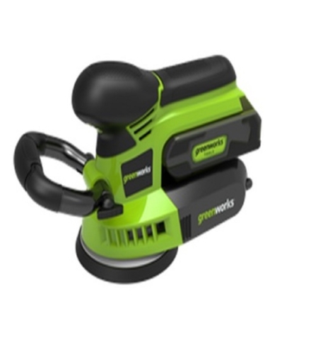 מלטשת אקסנטרית נטענת 24V - גוף בלבד greenworks