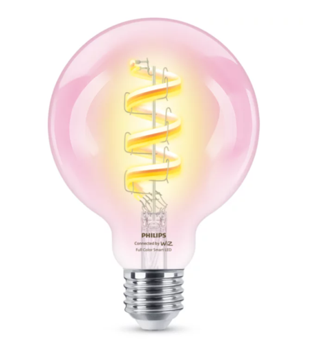 נורת גלוב חכמה צבעונית Philips Smart LED Filament G95 4.9W