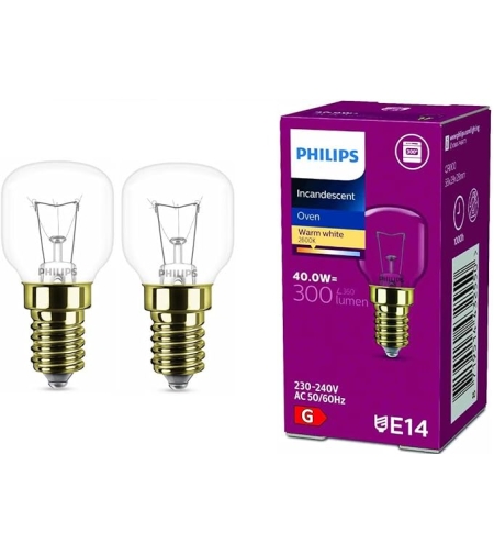 נורת כדור לתנור PHILIPS 40W E14