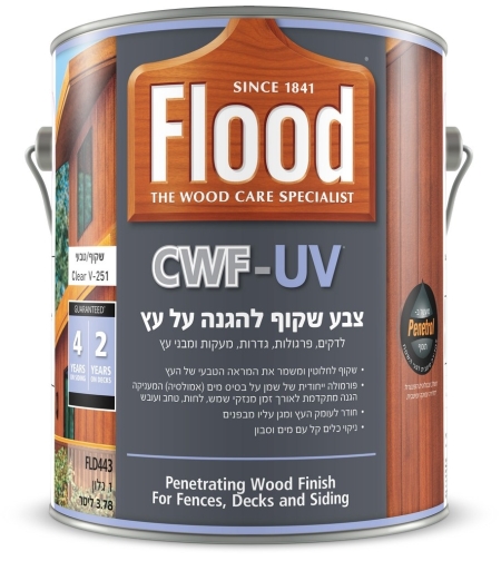 צבע שקוף להגנה על עץ Flood