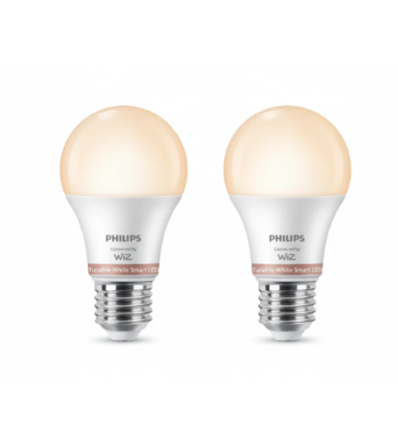 מארז זוג נורות חכמות Philips Smart LED A60 8.5W