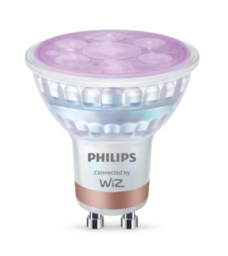 נורת דקרויקה צבעונית חכמה Philips Smart LED Spot GU10 4.7W
