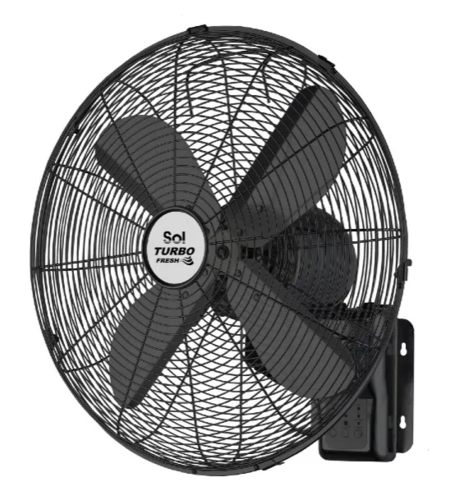 מאוורר קיר יוקרתי עם שלט 