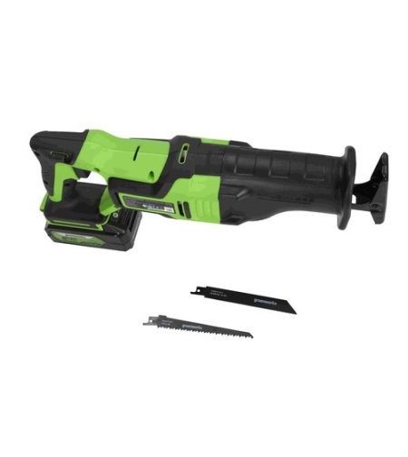 מסור חרב נטען 24V - גוף בלבד  greenworks