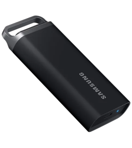 כונן SSD חיצוני נייד Samsung Portable SSD T5 EVO USB 3.2 2TB דגם MU-PH2T0S/WW בצבע שחור