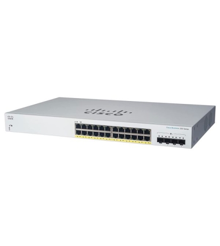 Cisco Business Smart CBS220-24FP-4G-EU 24 Port Gigabit Manage L2