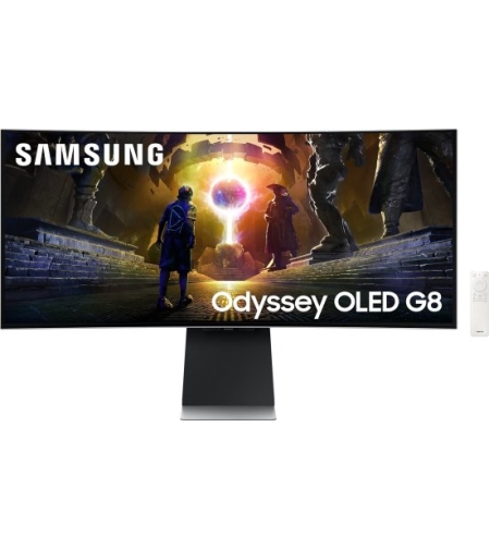 מסך מחשב גיימינג קעור ''Samsung Odyssey G8 S34DG852SM OLED UWQHD 34