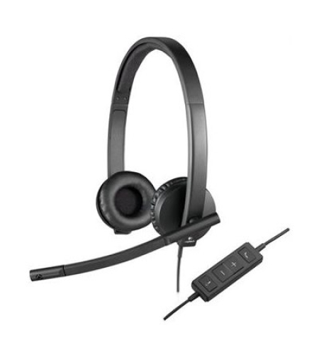 אוזניות ‏חוטיות Logitech USB Headset Stereo H570e לוגיטק