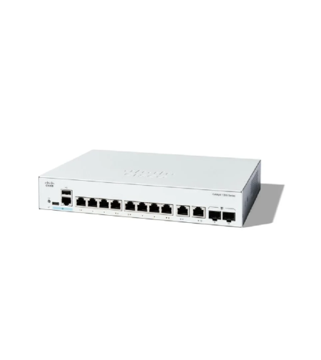 רכזת רשת / ממתג Cisco Catalyst C1300-8T-E-2G