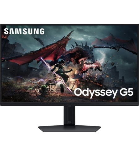 מסך מחשב גיימינג Samsung Odyssey G5 S27DG502EM QHD IPS 27'' FreeSync - צבע שחור