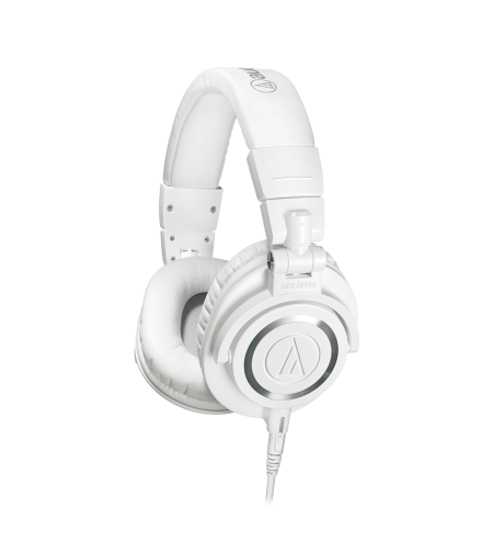 אוזניות ‏חוטיות Audio Technica ATH-M50X White אודיו טכניקה
