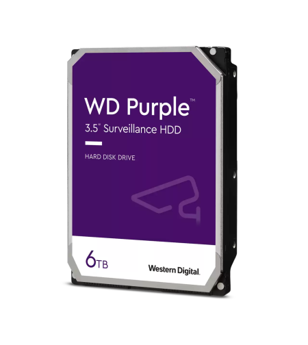 WD Purple Surveillance Hard Drive 6TB WD64PURZ