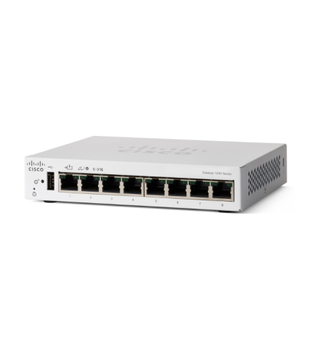 Cisco Catalyst C1200-8T-D 8-poorts Managed L3 Switch