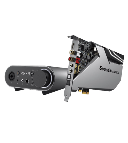 Creative Sound Blaster AE-9 Ultimate 32-bit / 384 kHz PCI-e Sound Card and DAC with Xamp Discrete Headphone Bi-Amp and Audio Control Module