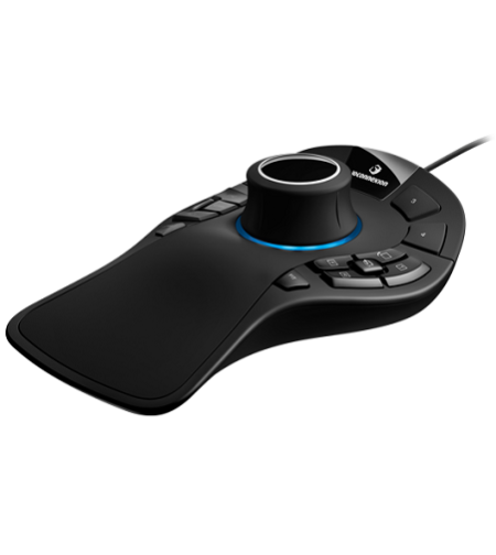 עכבר ארגונומי מתקדם חוטי | 3Dconnexion | 3DX-700040 | SpaceMouse Pro | Black | USB