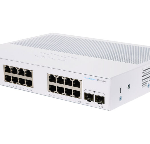 Cisco Business CBS350-16T-2G 16-port Gigabit Ethernet Managed Switch with 2 Gigabit SFP Ports