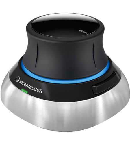 עכבר תלת מימד אלחוטי 3DConnexion 3DX-700066 SpaceMouse Wireless