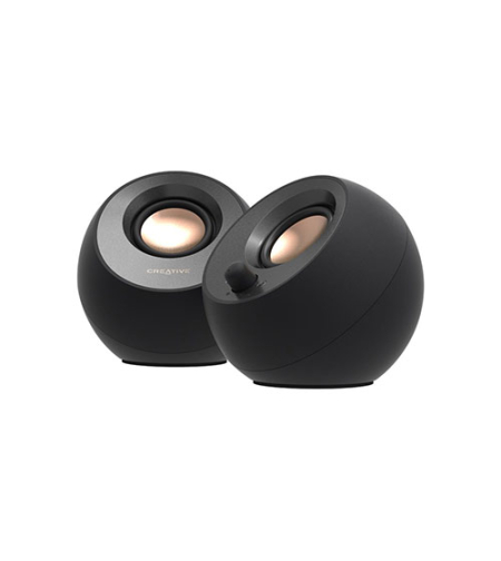 Creative Pebble V3 -Minimalistic 2.0 USB-C Speakers with Bluetooth 5.0 - black