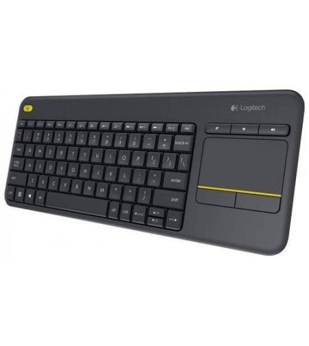 מקלדת אלחוטית Logitech Touch K400 Plus Retail בצבע שחור