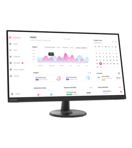 מסך מחשב ‏31.5 ‏אינטש Lenovo IP monitor D32-40 66FCGAC2IS Full HD לנובו