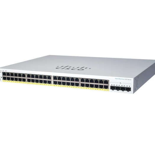 מתג חכם Cisco Business 48-Port Gigabit PoE CBS220-48P-4G-EU