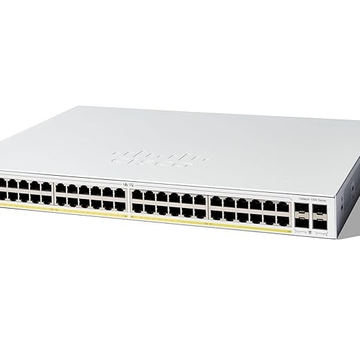 מתג מנוהל, 48 יציאות, Cisco Catalyst C1300-48FP-4G