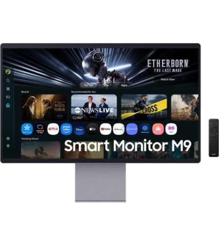 מסך מחשב חכם ''Samsung Vision AI M9 S32FM900SM OLED UHD 31.5 - צבע כסוף