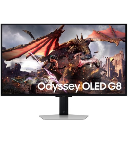 מסך מחשב גיימינג Samsung Odyssey OLED G8 S32DG802SM UHD 32'' 0.03ms 240Hz