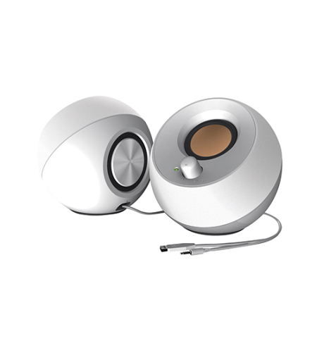 Creative Pebble - Modern 2.0 USB Desktop Speakers White