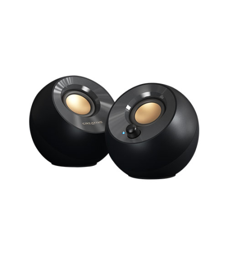 Creative Pebble V2 - Minimalistic 2.0 USB Powered Desktop Speakers with USB-C Connectivity