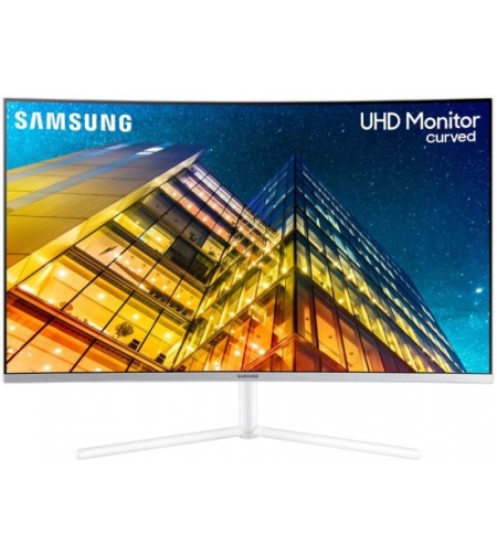 מסך מחשב קעור ''Samsung DS-U32R591CWP UHD 31.5 - צבע לבן