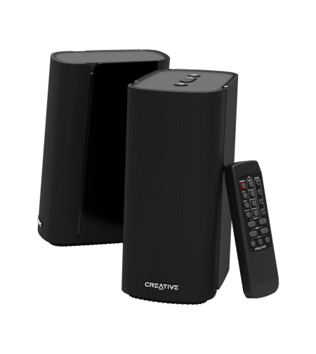 Creative T100 Compact Hi-Fi 2.0 Desktop Speakers for Computers and Laptops