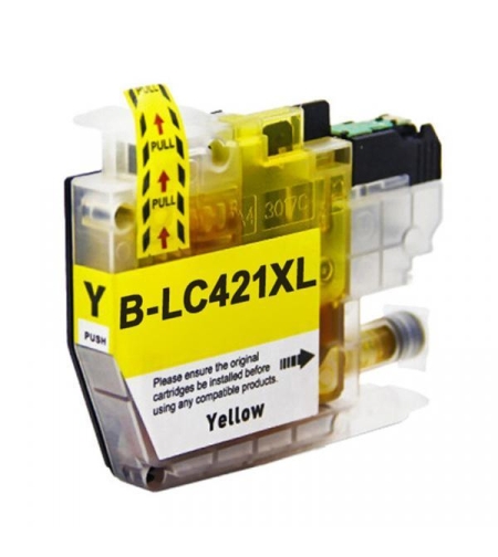 ‏ראש דיו צהוב Brother LC421XLY תואם