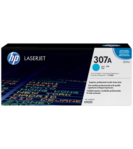 טונר HP כחול 307A מקורי CE741A