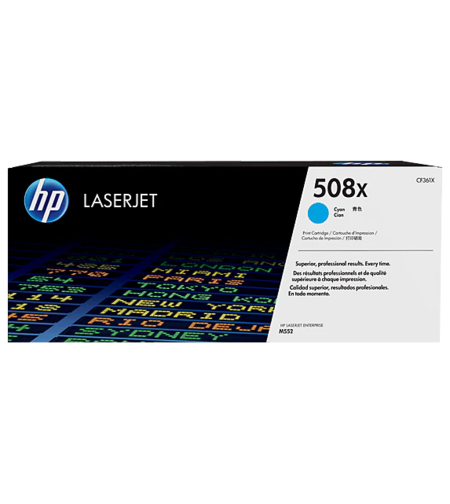 טונר ציאן/כחול‏ HP 508X CF361X מקורי