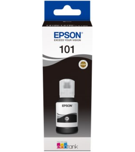 מיכל מילוי דיו שחור BLACK 101 Epson C13T03V14A